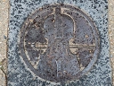 Violin & Bow (Bowlers Pavement Roundels) (id=6776)